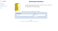 Desktop Screenshot of cylex-branchenbuch-nordhorn.de